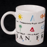 Luke a Tuke San Francisco White Coffee Mug